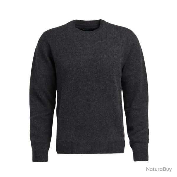 Pull Barbour Patch Crew Charcoal gris