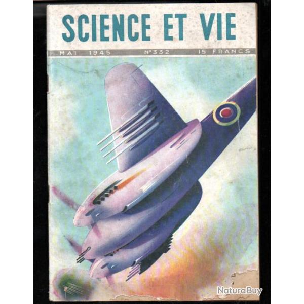 science et vie 332  mai 1945 , v1 et v2, neutron contre le cancer ?, la bataille des ponts,