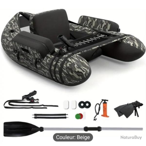Float tube tout �quip� pour la p�che en mer ou eau douce.