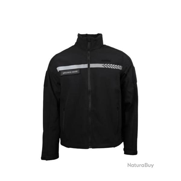 Veste Softshell S�curit� Priv�e avec bandes HV