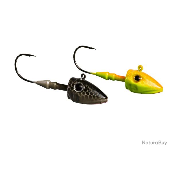 T�te Plomb�e Gunki G'Slide Orange/Fluo Yellow N�3/0-15G