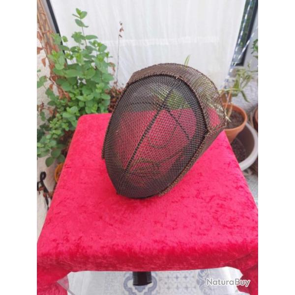 Masque d'escrime d�but du XX�me si�cle