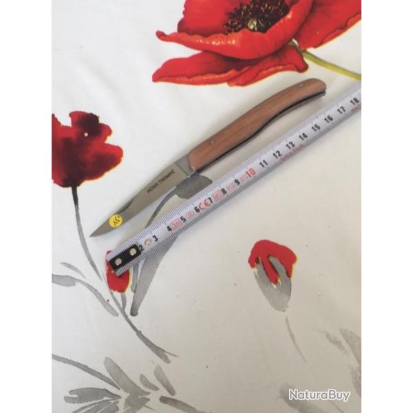 Petit couteau de poche lame acier tremp�