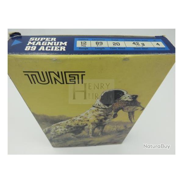 Cart TUNET Cal 12 ch89 42 g Pl Acier STEEL SHOT Boite de 10