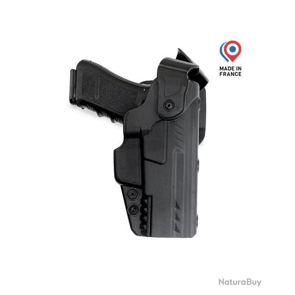 ETUI TENUE SIMPLE SECURITE PONT BASCULANT GLOCK 17-19 DR