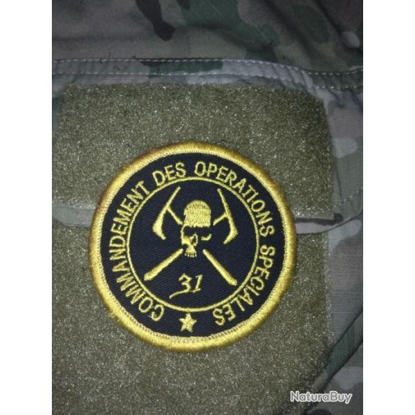 Patch cusson Commandement des Oprations Spciales COS Groupe 31 Spin Boldak Afghanistan 2004