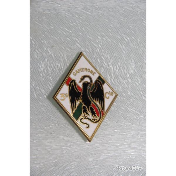 INSIGNE  4 � REIMENT ETRANGER INFANTERIE  / 3 � COMPAGNIE  ------------- D.P ----------