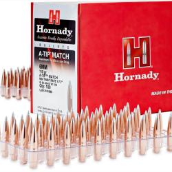 HORNADY OGIVES A-TIP(TM) MATCH CALIBRE 6.5MM 135gr - 8.7g x100