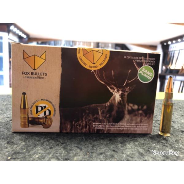 Fox Bullets Sans Plombs Calibre 308 Win 165 Grain