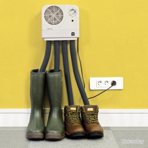 S�che chaussures bottes �lectrique 4 tuyaux 350W