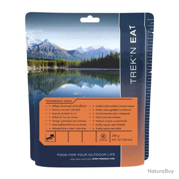 Repas lyophilis� Trek'n Eat Marmite de boeuf au riz PERFORMANCE