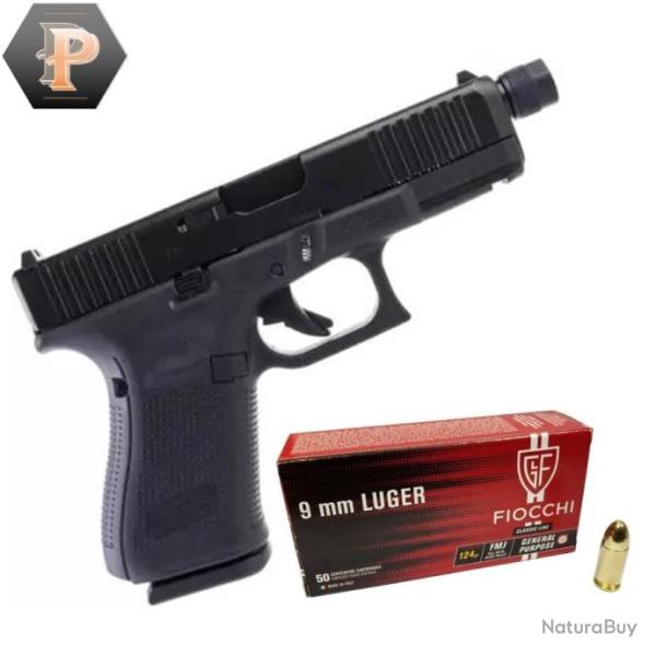 Pistolet Glock 19Gen5 Filet� Cal.9x19 + 500 Munitions