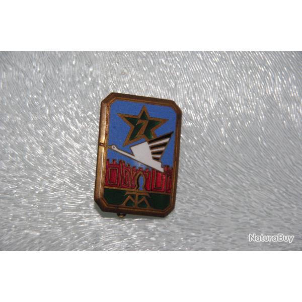INSIGNE  7 � REGIMENT  TIRAILLEURS  MAROCAINS   / 2 � D.I.M  ------- LIBERATION ------ EDIT. A.V ---