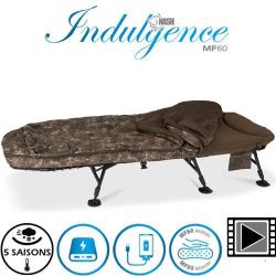 Bed Chair Nash MF60 Indulgence SS3 MKII 6 pieds 5 saisons