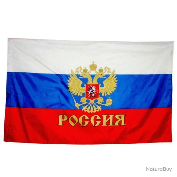 Drapeau Russie aigle � deux t�tes Tsar - 90x150cm
