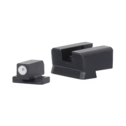 KIT HAUSSE + GUIDON TACTIQUE POINT BLANC SUR L'AVANT POUR TP9 SF/ELITE/SFX/METE