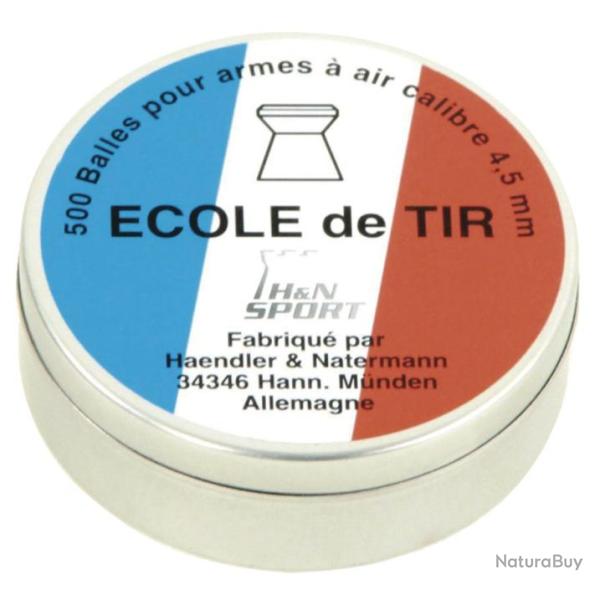 Boite de 500 plombs H&N �cole de tir Calibre 4,5 mm