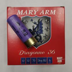 Cartouches MARY ARM Dragonne 36 - Cal: 12/70 - 36gr - N&deg;6 - BJ - x25