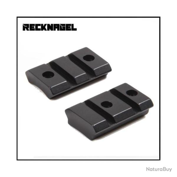 Base Picatinny/Weaver pour Savage Rounded Top en 2 pi�ces -  Recknagel