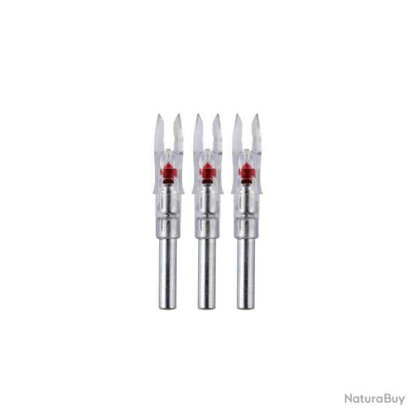 Lot de 3 encoches lumineuses Nockturnal X-Size Rouge