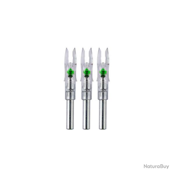 Lot de 3 encoches lumineuses Nockturnal X-Size Rouge