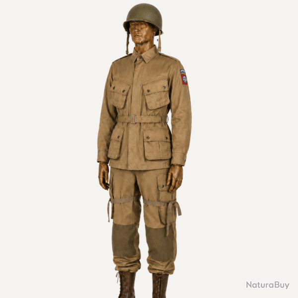 Tenue de Saut Parachutiste US M42 Renforc�e - Airborne 82nd & 101st - Normandie 1944 XS