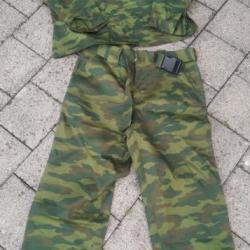 AUTHENTIQUE TENUE VESTE ET PANTALON CAMOUFLAGE "FLORA" VSR 98 TAILLE L (54/4) NEUVE