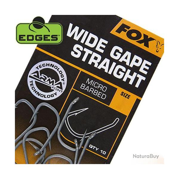 Hame�on Fox Edges Armapoint Wide Gape Straight (par 10) n� 4