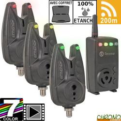 Coffret Carpsounder Centrale 3 D&eacute;tecteurs Age One