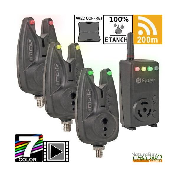 Coffret Carpsounder Centrale 3 D�tecteurs Age One