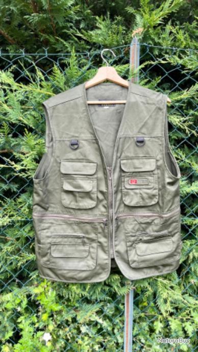 Gilet de pêche utilitaire pour homme – Gilet de chasse avec