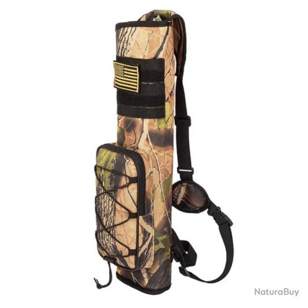 Carquois de tir � l'arc camouflage Sac de transport �tanche de grande capacit� pour tir � l'arc