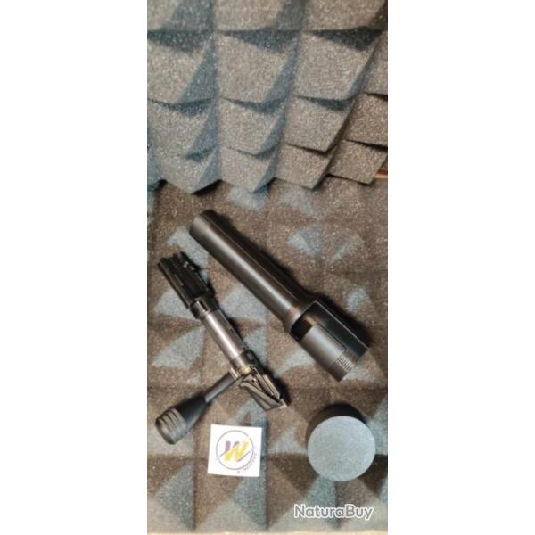 BERGARA B14R  - START KIT - Prot�ge culasse couvercle Noir SANS LOGO + Guide baguette Noir