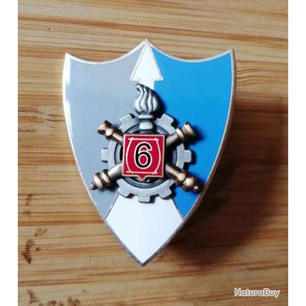 Insigne 6 r�giment du mat�riel (n2)