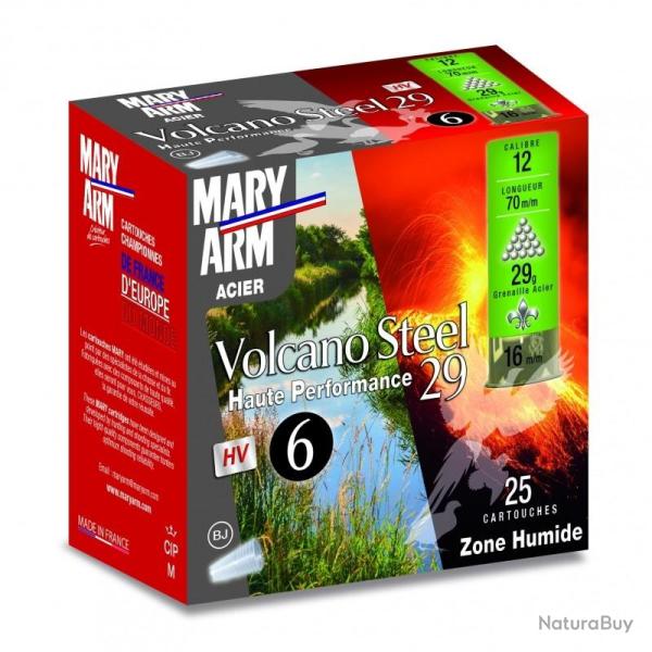 25 cartouches VOLCANO STEEL 29 12/70 BJ n�4