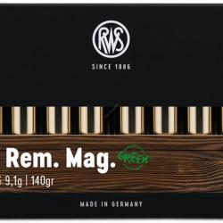 Munitions RWS calibre 7mm Rem Mag Hit Green 140gr - 9.1g x20