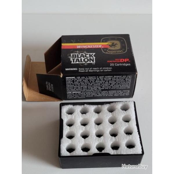 Boite vide Winchester 357 Magnum Black Talon