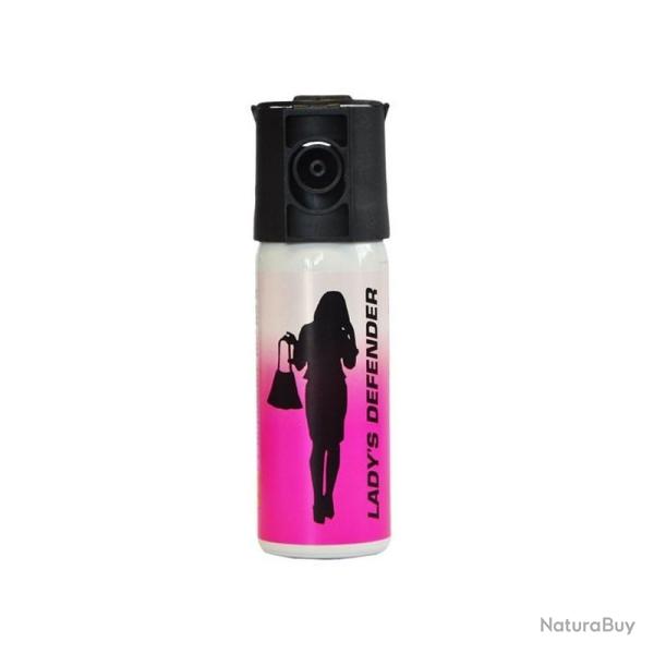 Bombe Lacrymogne Gel Poivre Femmes - Arosol Rose 50ml