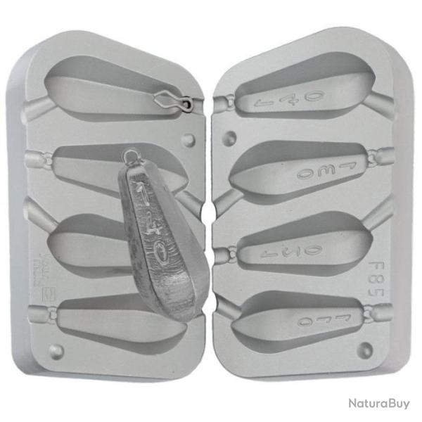 Moule � plomb 110 - 120 - 130 - 140 g  / 6 faces