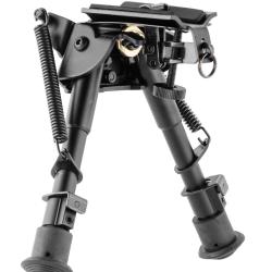 Bipied m&eacute;tal pour grenadi&egrave;re - t&ecirc;te pivotante