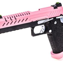 R&eacute;plique GBB gaz Hi-Capa 5.1 Noir / Rose 1,0J