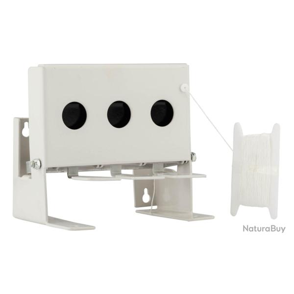 Cible mobile type biathlon petit mod�le 3 trous pour 4,5 mm