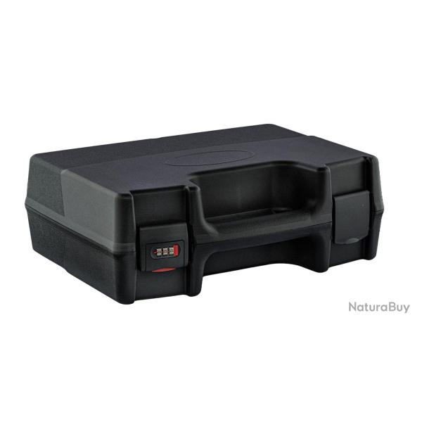 Mallette noire pour armes de poing avec fermeture � code