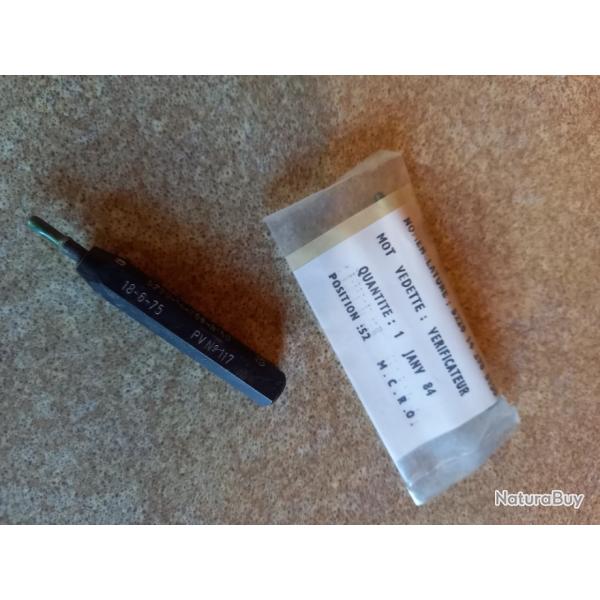 Vrificateur canal percuteur FSA 49 et 49/56