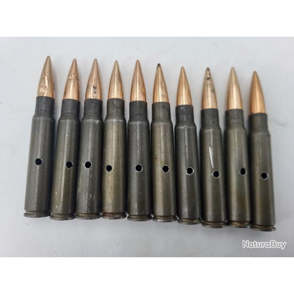 Lot 10 cartouches MAuser 98k. 1944