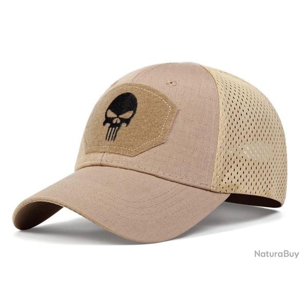 Casquette Punisher Beige