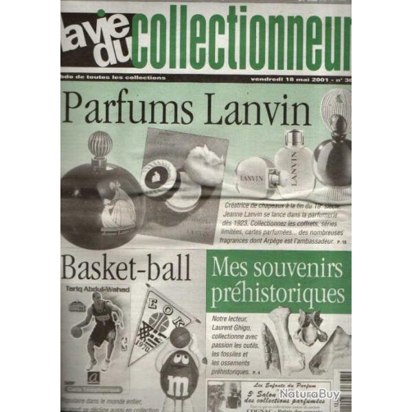 la vie du collectionneur 367, souvenirs pr�historiques, parfums lanvin, basket-ball, index g�n�ral