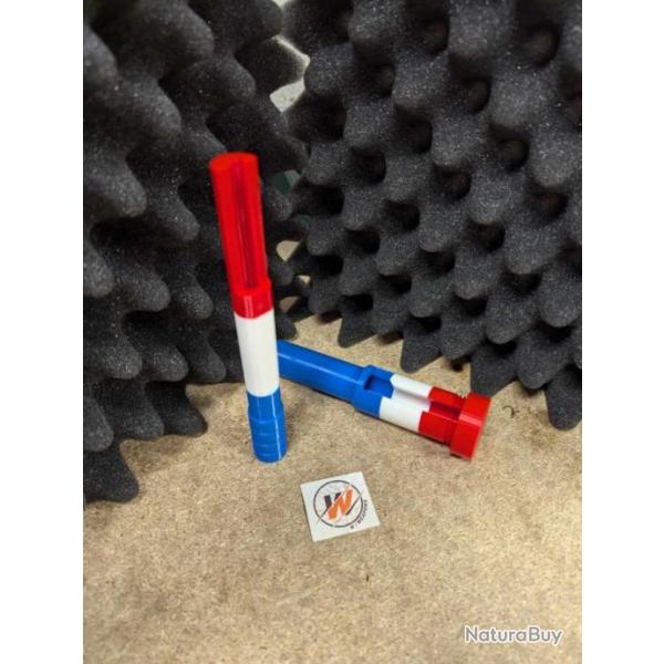 CZ 457  - START KIT - Prot�ge culasse avec couvercle Flag Fran�ais SANS LOGO + Guide baguette FRANCE