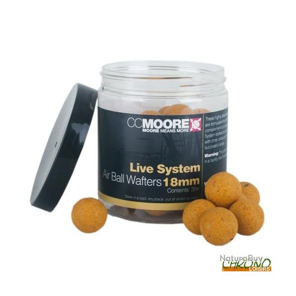 Bouillettes Equilibr�es CC Moore Live System Air Ball Wafters 18mm