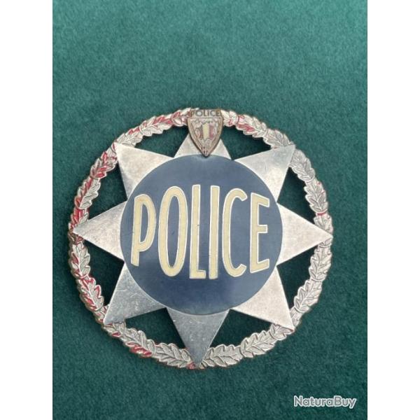 INSIGNE DE POITRINE POLICE NATIONALE PLAQUE ETOILE